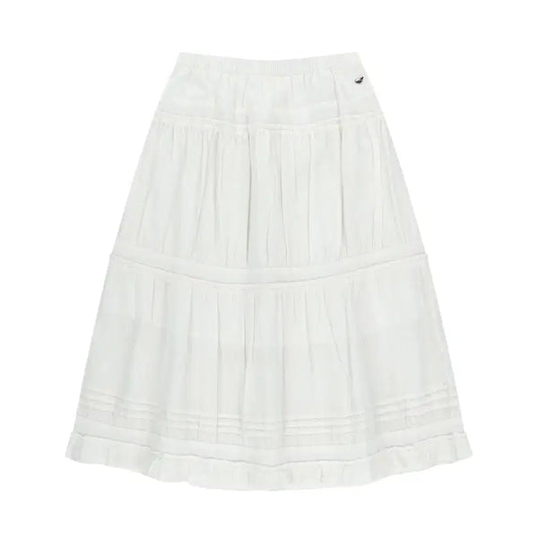 [BUNJANG] Koiseio Shirring Midi Skirt White / 코이세이오 셔링 미디 스커트 화이트 2