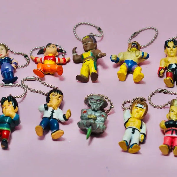 [BUNJANG] Tekken Keychain Retro Collection Set / 철권 키링 추억의 고전완구 레트로 빈티지 수집 세트구성