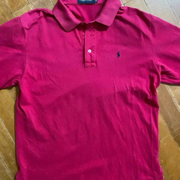 [BUNJANG] Polo Ralph Lauren Pink Polo Shirt - Size LL (105) / 폴로 랄프로렌 핑크 LL 사이즈 (105)