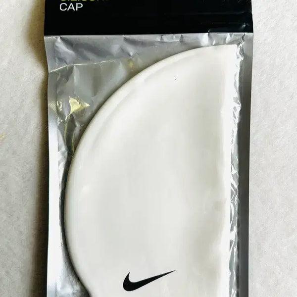 [BUNJANG] Nike Silicone Swimming Cap (White) / 나이키 수영모(화이트) (실리콘) 판매합니다