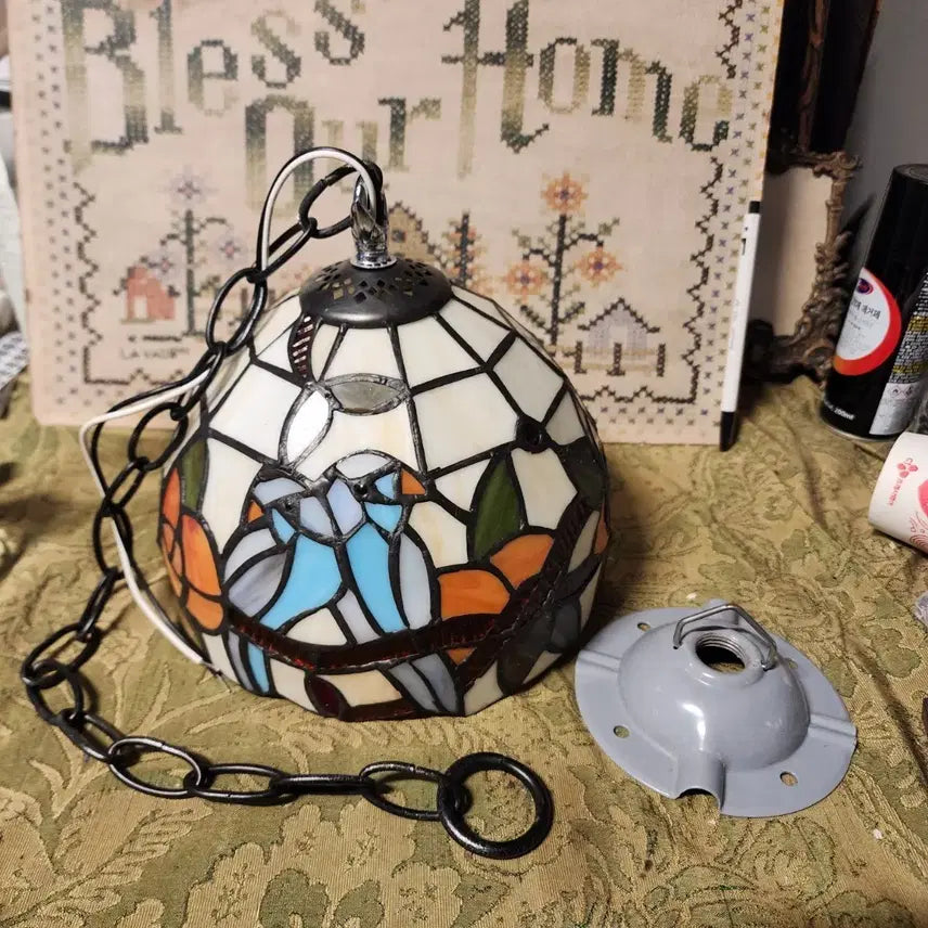 [BUNJANG] Stained Glass Ceiling Light 20cm Diameter / 스테인드글라스 천장등 지름20cm42000원