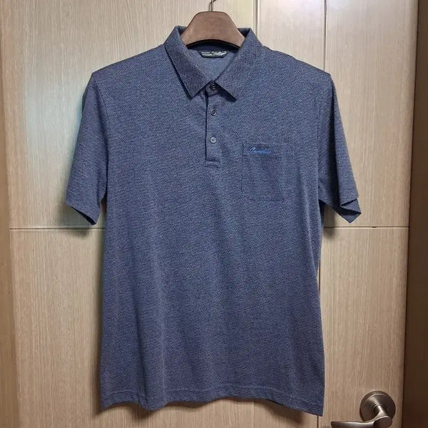 [BUNJANG] Crocodile Men's Short-Sleeve Polo Shirt (Size 100) / 남성용 크로커다일 반팔 카라티 (100)