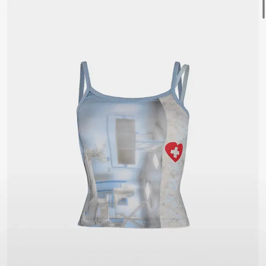 [BUNJANG] Double Strap Sleeveless Top / 혼쿄 나시 double strap sleeveless no cure