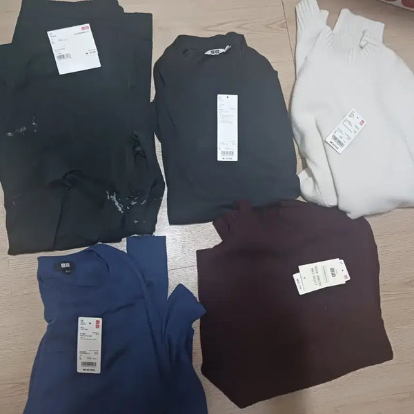 [BUNJANG] Uniqlo Knit Bundle Set L / 유니클로 니트 L 세트 처분 (원하는 가격 거래)