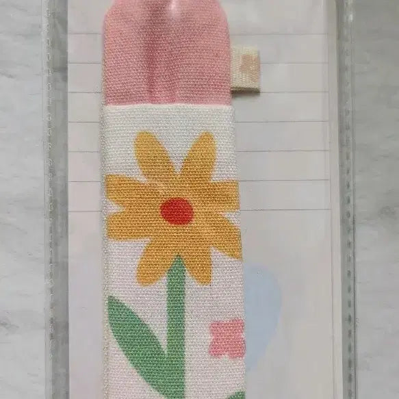[BUNJANG] Daiso Floral Elastic Band Pen Holder for B6/A5 Notebooks / 다이소 꽃무늬 밴드형 펜 홀더
