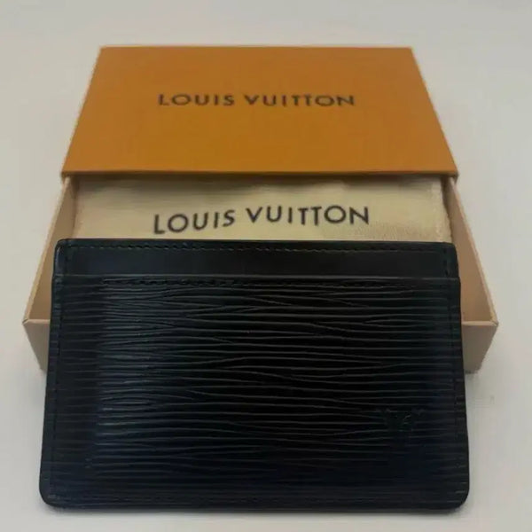 [BUNJANG] Louis Vuitton Epi Card Holder Black / [루이비통 에피 카드홀더 블랙]