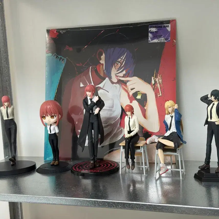 [BUNJANG] Chainsaw Man Makima, Power, Himeno Figures & Iris Out LP Bundle Set / 체인소맨 피규어, LP 일괄판매