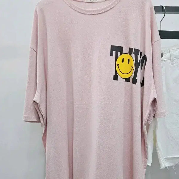 [BUNJANG] Plus Size Short Sleeve T-Shirt / 새상품 빅사이즈 반팔티