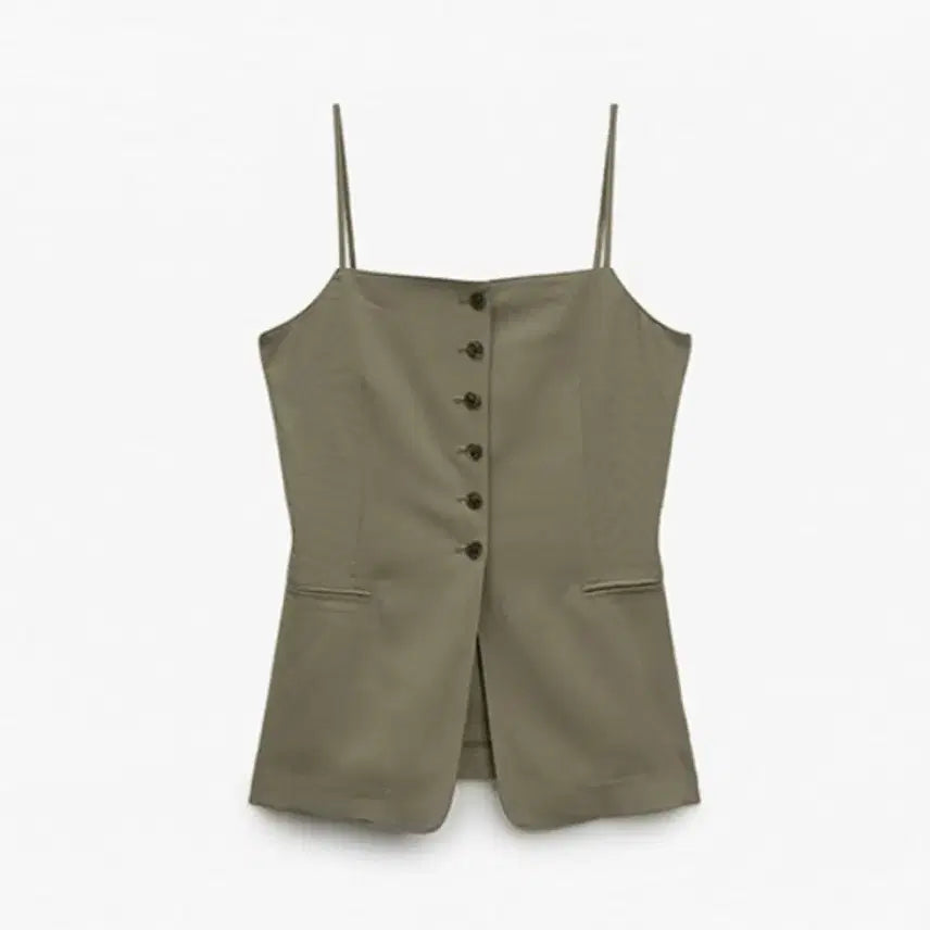 [BUNJANG] MIXXO Bustier Blouse Brown / 미쏘 뷔스티에 블라우스 브라운