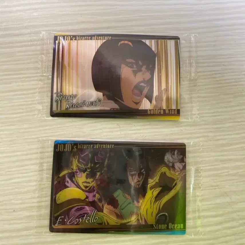 [BUNJANG] JoJo's Bizarre Adventure Wafer Card Bundle (Bucciarati, Hermes) / 죠죠 웨하스 카드 일괄 (부차라티, 에르메스)