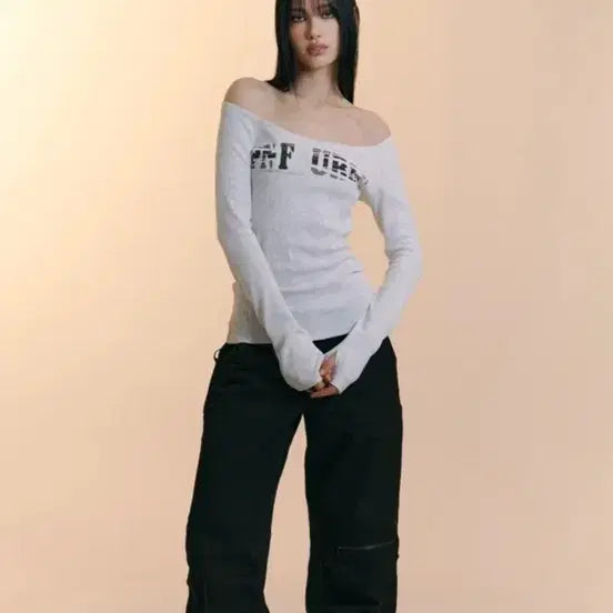 [BUNJANG] Please Follow Long Sleeve T-Shirt / 플리즈노팔로우 긴팔티