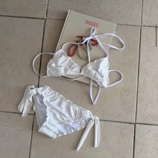 [BUNJANG] Lilykots Eyelet Bikini Set / 릴리코츠 아이렛 비키니 Eyelet Bikini Set