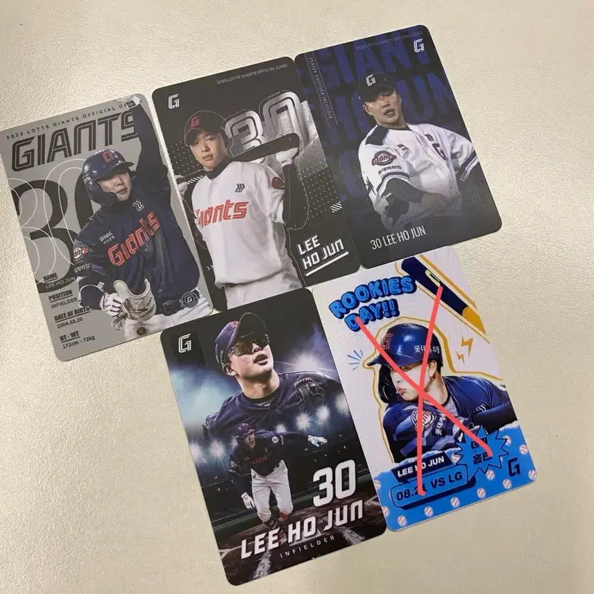 [BUNJANG] Lotte Giants Lee Ho-joon Photocard Set / 롯데자이언츠 이호준 포토카드