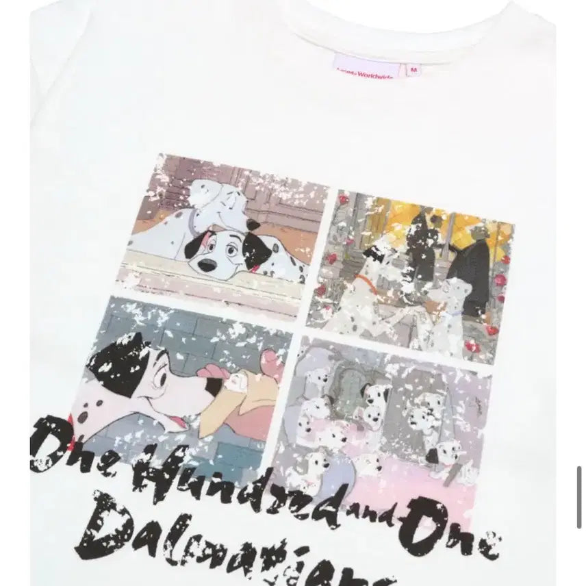 [BUNJANG] AMESS Worldwide Dalmatian Short-Sleeve T-Shirt / 아메스 월드와이드 달마시안 반팔티셔츠