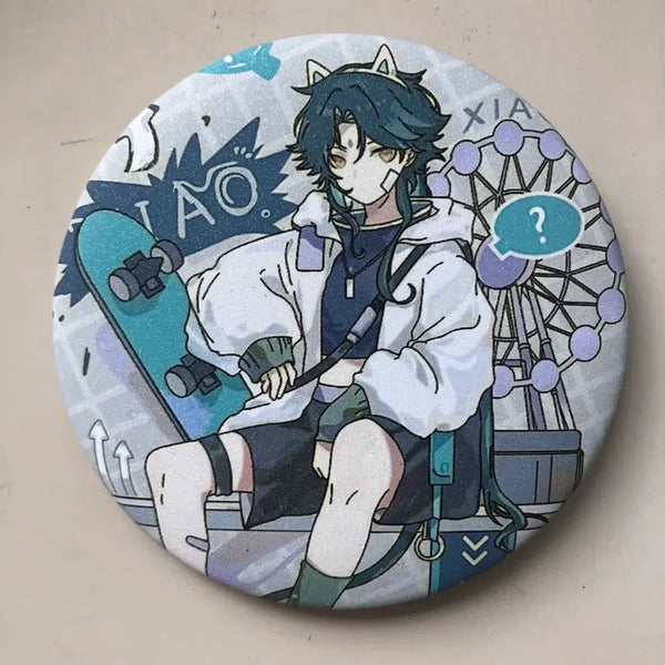 [BUNJANG] Genshin Impact Xiao Large Can Badge / 원신 소 왕캔뱃지