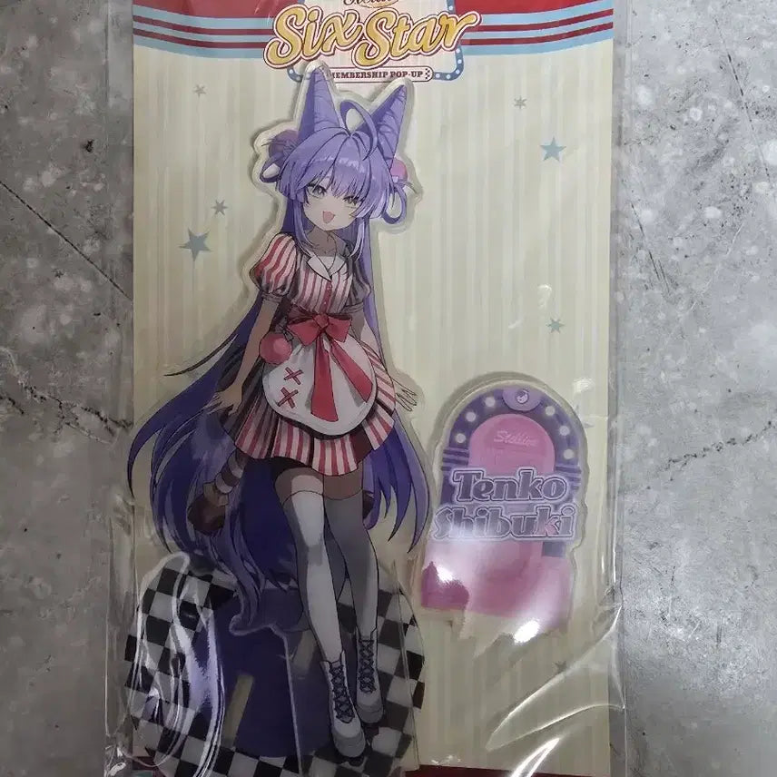 [BUNJANG] Stellive Popup Sixstar Acrylic Stand Tenko Shibuya / 스텔라이브 팝업 식스스타 아크릴스탠드 텐코 시부키 미개봉