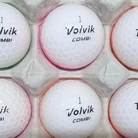 [BUNJANG] Volvik Banbanball Grade A Used Golf Balls (10 Balls) / 볼빅 반반볼 A급 로스트볼 골프공 10알