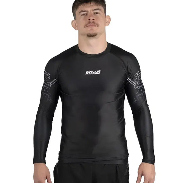 [BUNJANG] Scramble Fate Jiu Jitsu No-Gi Rashguard Long Sleeve - Size L / 주짓수 노기 래쉬가드 스크램블 페이트
