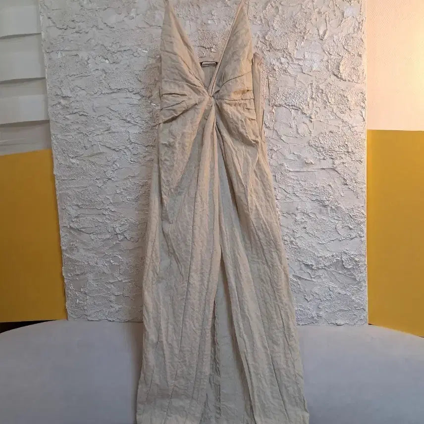 [BUNJANG] Zara Spain Shirring Bustier Long Dress / 스페인산 zara. 셔링 뷔스티에 롱원피스