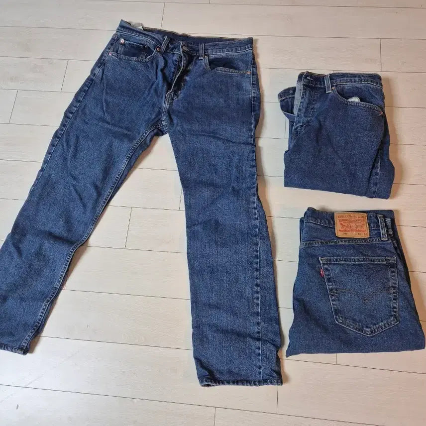[BUNJANG] Levi's 505 Denim Jeans (Bundle of 3) / 리바이스 505  3벌  데님 청바지