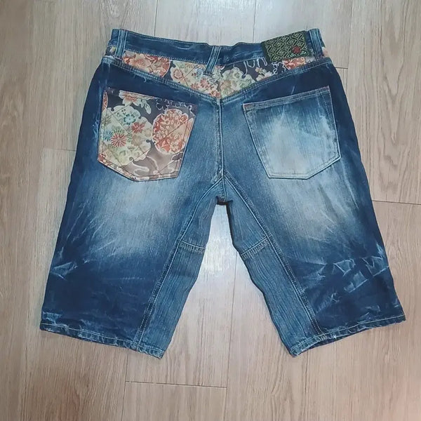 [BUNJANG] Eternal Archive Premium Denim Shorts / 이터널  아카이브 프리미엄   데님  반바지