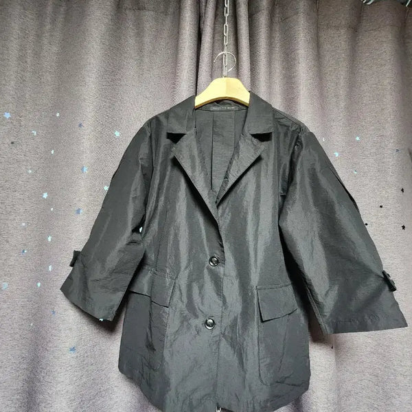 [BUNJANG] Olive des Olive Black Jacket / 미사용//올리브데올리브 블랙 바스락 자켓-66~77