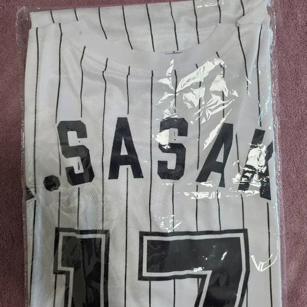 [BUNJANG] NPB Chiba Lotte Marines Roki Sasaki Home Player T-Shirt (XL/105) / NPB 사사키 로키 - 홈 플레이어 티셔츠 105