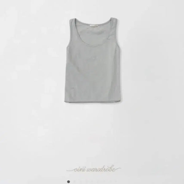 [BUNJANG] Oini Airy Sleeveless Top Light Blue / 오이니 airy sleeveless 소라그레이 새상품