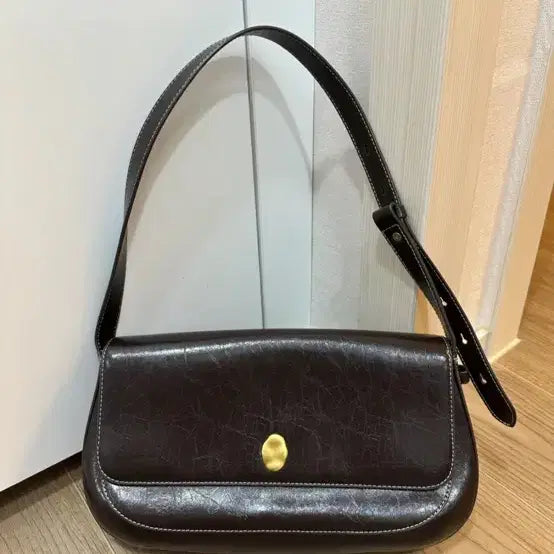 [BUNJANG] OSTKAKA Baguette Brown Shoulder Bag / 오스트카카 바게트 브라운