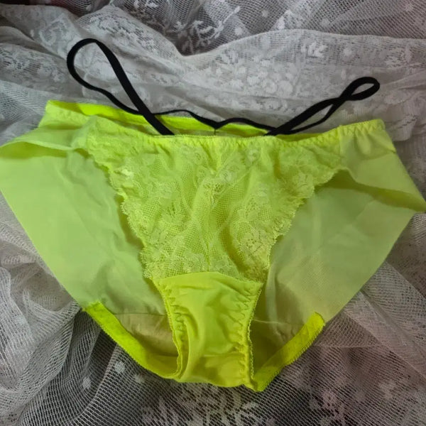 [BUNJANG] Sexy Cookie Fluorescent Yellow Ham Briefs / 섹시쿠키 형광옐로우 햄팬티