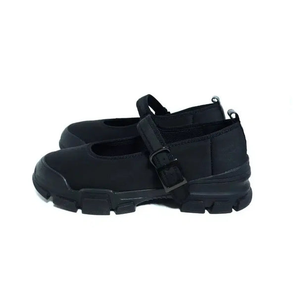 [BUNJANG] CCMK Black Spandex Mary Jane Platform Loafers - New Condition / CCMK 블랙 스판 메리제인 통굽 단화 로퍼 완전 새상품