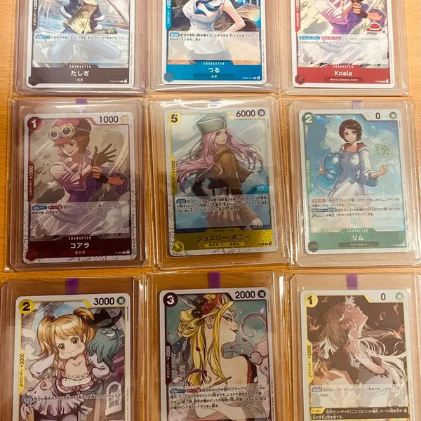 [BUNJANG] One Piece Japanese Edition Character Standard Battle Promo Cards 9 Card Bundle Set / (원피스카드)일판 원피스 여캐 스탠다드 배틀 프로모 카드 9장 일괄 판매