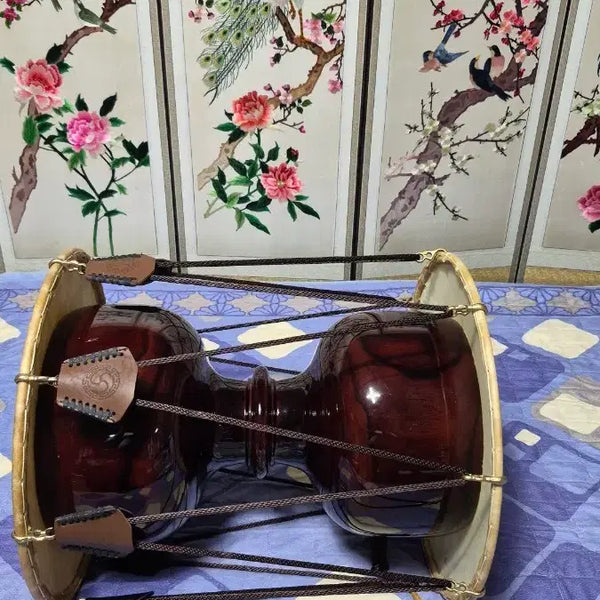 [BUNJANG] Master Kim Sam-shik Janggu Drum (1-ja 7-chi, Hobak-tong) / 명인 장구 (김삼식님작 1자7치)호박통