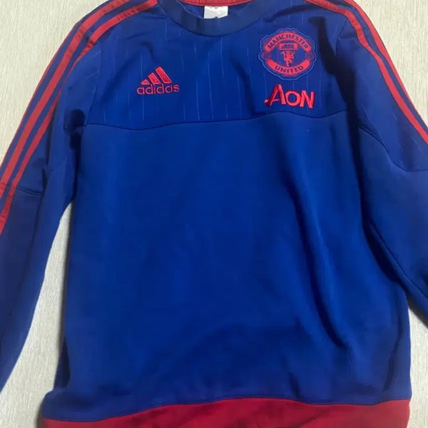 [BUNJANG] Adidas Manchester United Football Sweatshirt Top / 아디다스 맨체스터 유나이티드 맨유 축구 맨투맨 스웨트 탑 상의