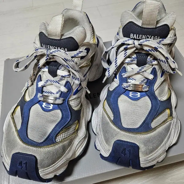 [BUNJANG] Balenciaga Cargo Sneakers Blue / [41] 발렌시아가 카고스니커즈 블루