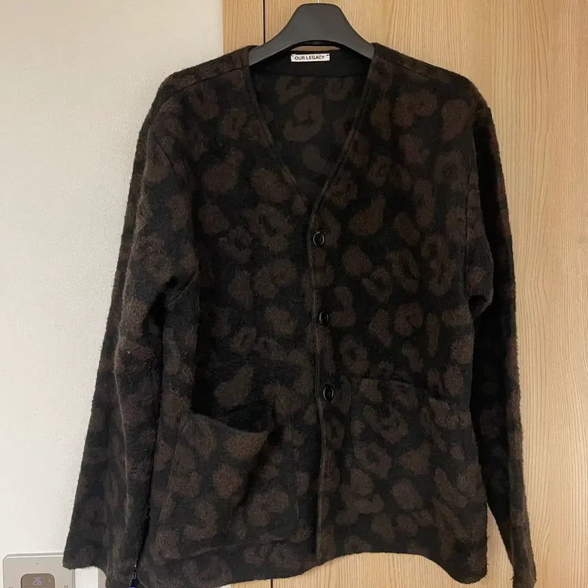 [BUNJANG] Our Legacy Mohair Cardigan Leopard / [52] 아워레가시 모헤어 가디건 레오파드