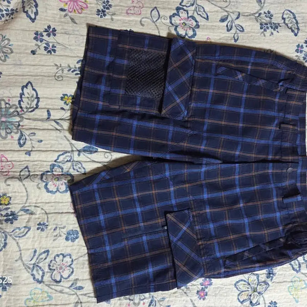 [BUNJANG] Westwood Check Cargo Shorts / 웨스트우드 체크 카고 반바지 35