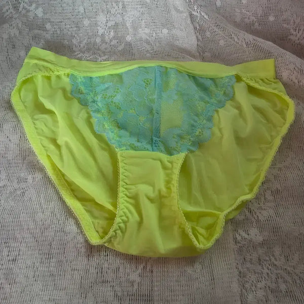 [BUNJANG] Sexy Cookie Yellow Point Lace Panty / 섹시쿠키 옐로우포인트 레이스팬티