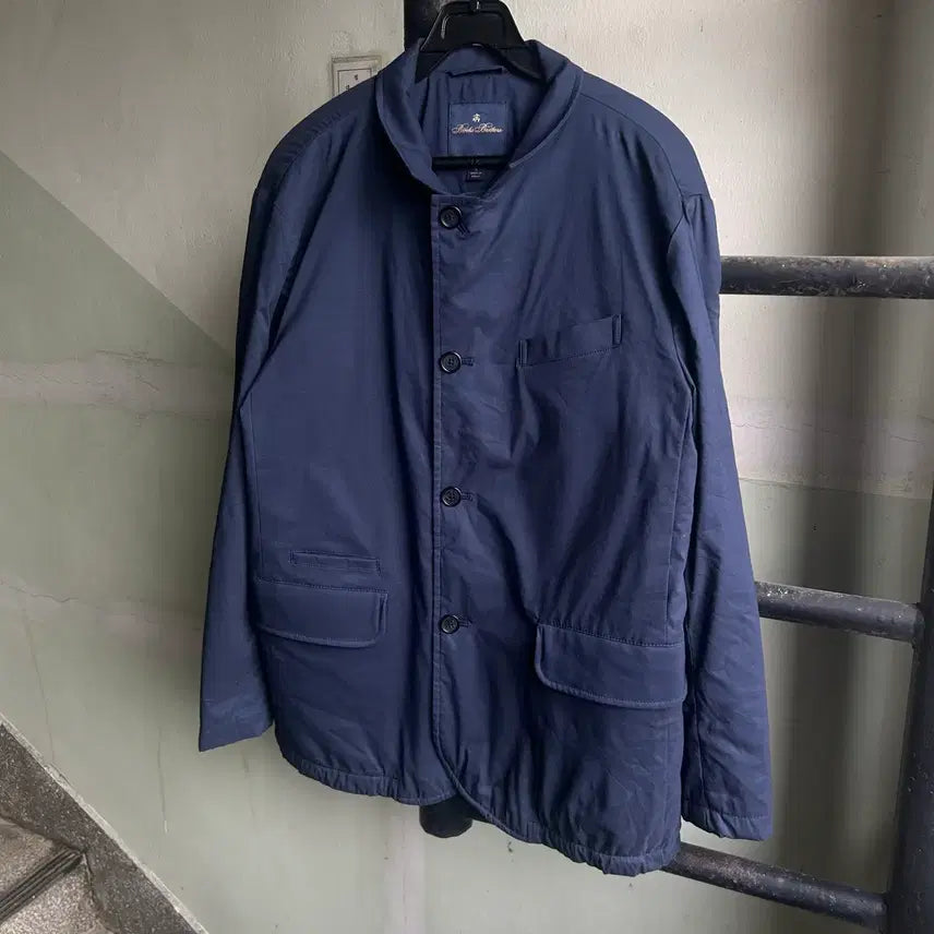 [BUNJANG] Brooks Brothers Navy Cotton Nylon Jacket / Brooks Brothers 네이비 코튼 나일론 자켓