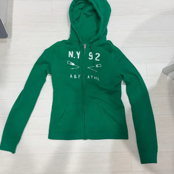 [BUNJANG] Abercrombie & Fitch Hoodie Zip-Up Green Size S / [S] 아베크롬비 후드집업 그린