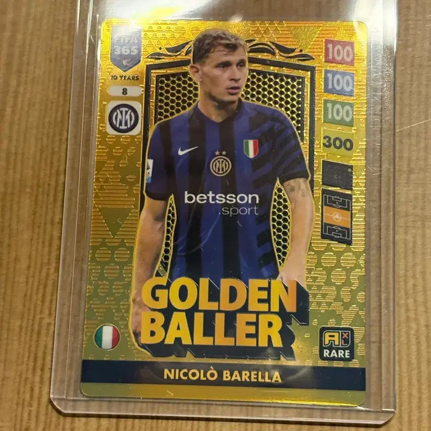 [BUNJANG] Inter Barella Golden Baller Soccer Card / 인테르 바렐라 골든볼러 축구카드