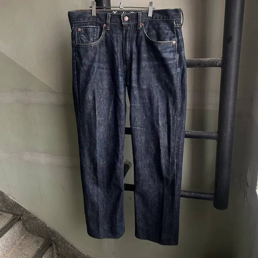 [BUNJANG] Levi's 506 Straight Indigo Denim Pants / Levis 506 스트레이트 인디고 데님 팬츠