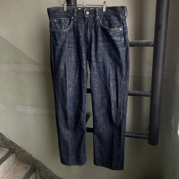 [BUNJANG] Levi's 506 Straight Indigo Denim Pants / Levis 506 스트레이트 인디고 데님 팬츠