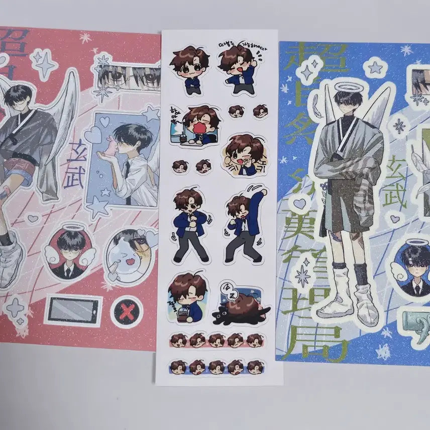 [BUNJANG] Kim Sol-eum Ryu Jae-gwan Choi Yo-won Hyonmu 1 Team Jaegwan-guk Sticker Bundle Set / 괴담출근 괴출 현무1팀 재관국 김솔음 류재관 최요원 스티커 3장 일괄