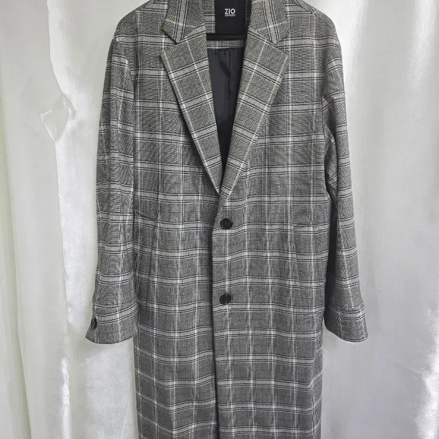 [BUNJANG] ZIOZIA Checked Wool Blend Coat / 지오송지오 체크 코트 (2303)