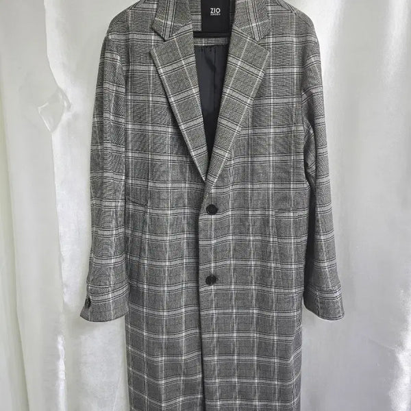[BUNJANG] ZIOZIA Checked Wool Blend Coat / 지오송지오 체크 코트 (2303)