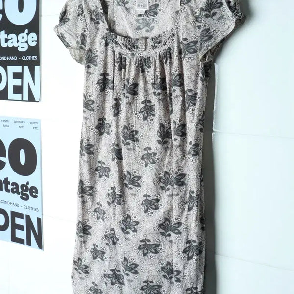 [BUNJANG] Converse Wide Neck Short Sleeve Dress / W(XS-S) 컨버스 드레스 원피스 Y2K 반소매 와이드넥-H35737