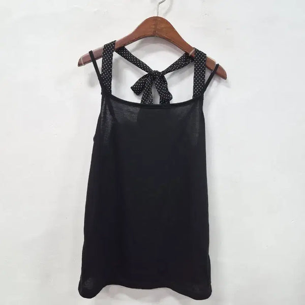 [BUNJANG] MusMus Black Sleeveless Top / MusMus 블랙 나시 슬리브리스