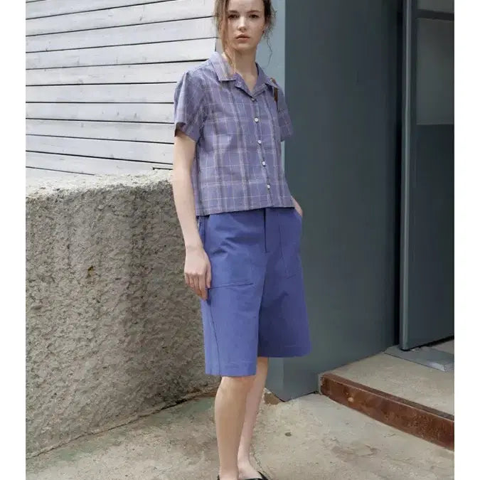 [BUNJANG] Brenda Brendon Check Blouse / 브렌다브렌든 체크블라우스