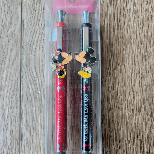 [BUNJANG] Tokyo Disneyland Mickey & Minnie Ballpoint Pen Set (2 pcs) / 도쿄 디즈니랜드 미키 미니 볼펜 세트 (2개)